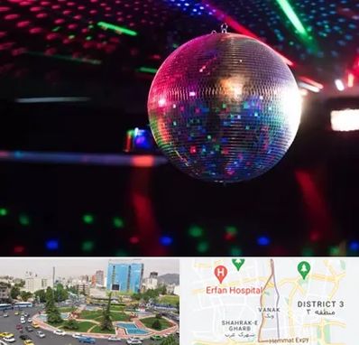 اجاره رقص نور در ونک 