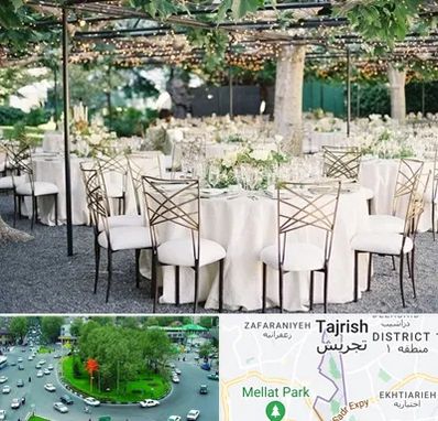 اجاره میز و صندلی در تجریش 