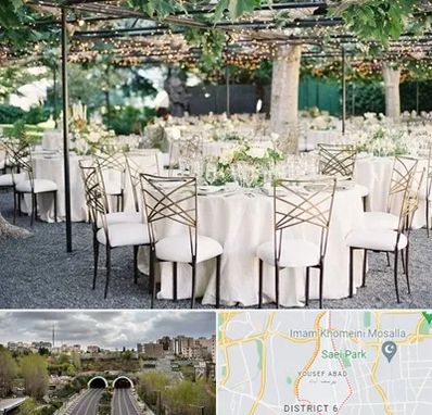 اجاره میز و صندلی در یوسف آباد 