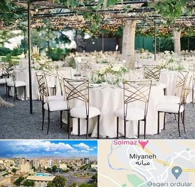 اجاره میز و صندلی در میانه
