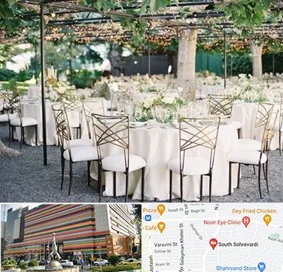 اجاره میز و صندلی در سهروردی 