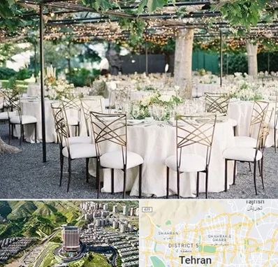 اجاره میز و صندلی در شمال تهران 