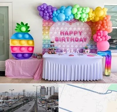 تولیدی تم تولد در بلوار ارتش