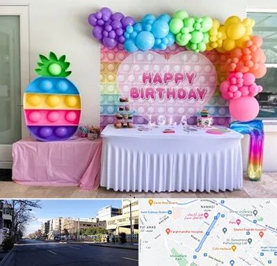 تولیدی تم تولد در خیابان ملاصدرا شیراز