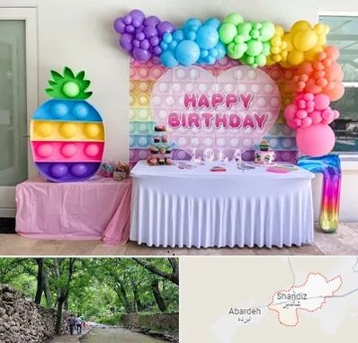 تولیدی تم تولد در شاندیز مشهد