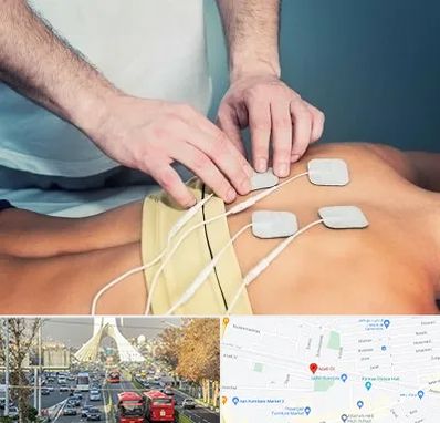 فیزیوتراپیست در خیابان آزادی