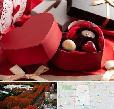 کادو ولنتاین در منطقه 6 تهران 