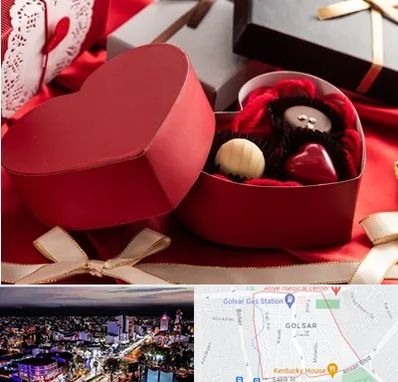 کادو ولنتاین در گلسار رشت 