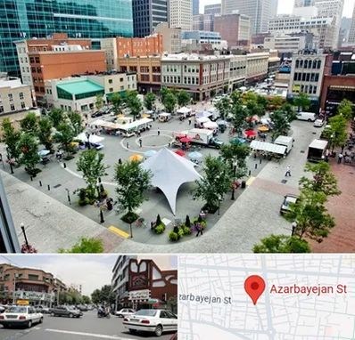 اماکن عمومی در خیابان آذربایجان