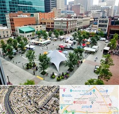 اماکن عمومی در شهرک غرب مشهد