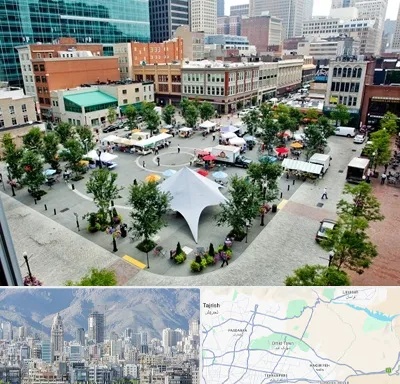 اماکن عمومی در شمال شرق تهران