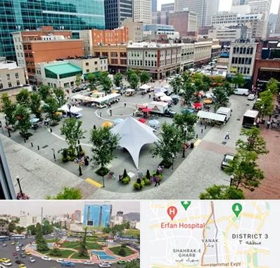 اماکن عمومی در ونک 