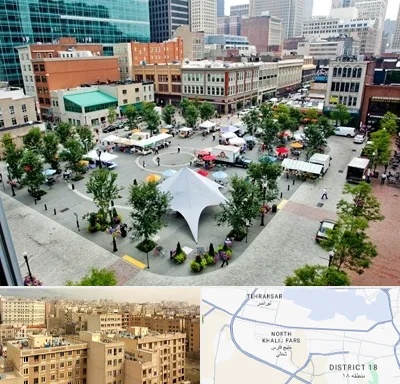 اماکن عمومی در جنوب غرب تهران