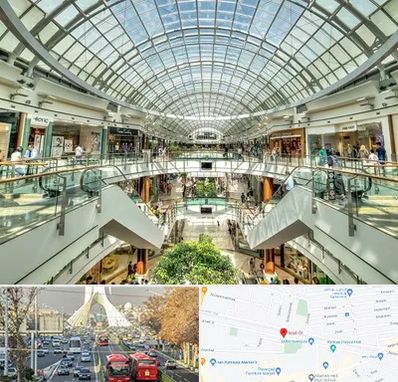 مرکز خرید در خیابان آزادی 