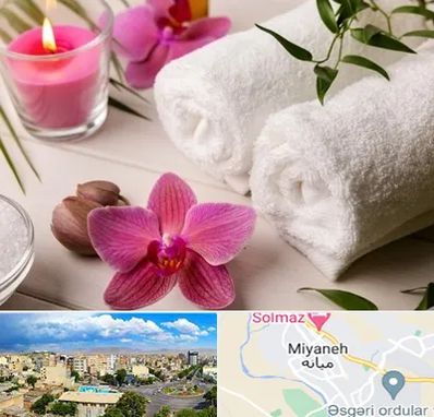 ماساژور خانم در میانه