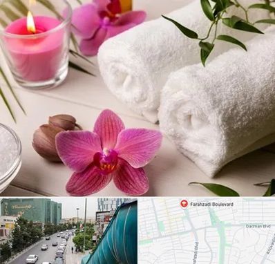 ماساژور خانم در بلوار فرحزادی