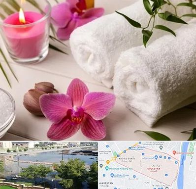 ماساژور خانم در گلستان اهواز