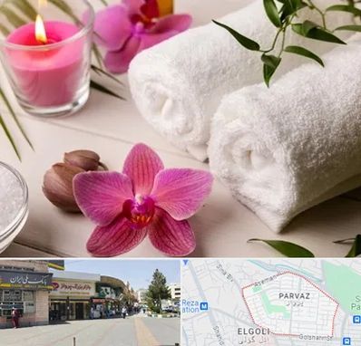 ماساژور خانم در پرواز تبریز