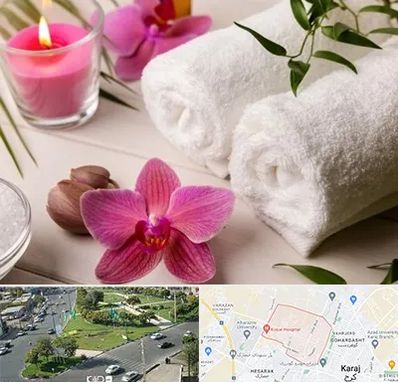 ماساژور خانم در شاهین ویلا کرج