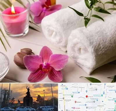 ماساژور خانم در میدان حر 