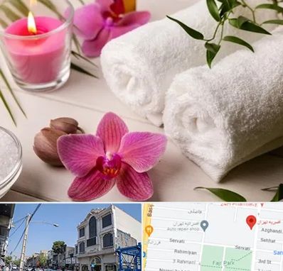 ماساژور خانم در افسریه 