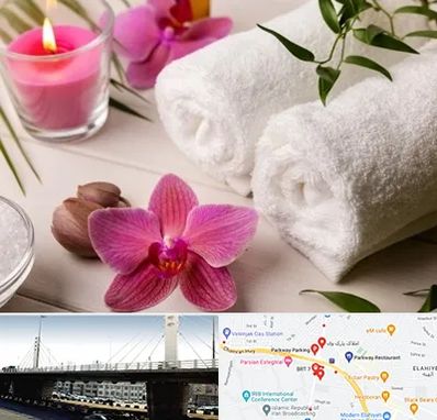 ماساژور خانم در پارک وی 