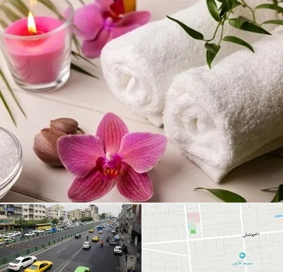 ماساژور خانم در خیابان دامپزشکی