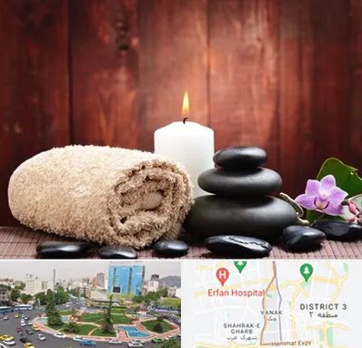 ماساژور حرفه ای در ونک 