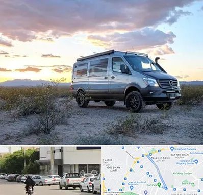 اجاره ماشین ون در قدوسی شرقی شیراز