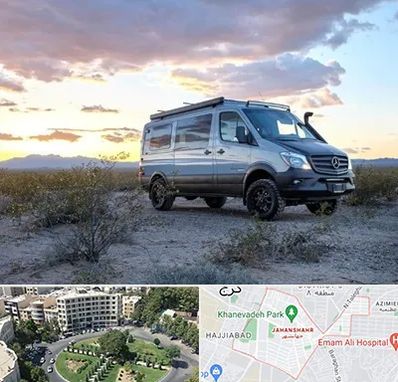 اجاره ماشین ون در جهانشهر کرج 