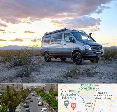 اجاره ماشین ون در شهران 