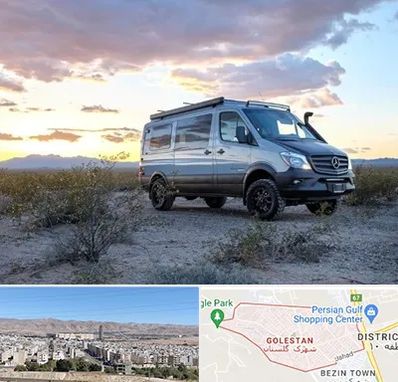 اجاره ماشین ون در شهرک گلستان شیراز