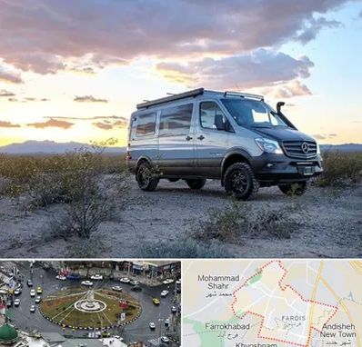 اجاره ماشین ون در فردیس کرج 
