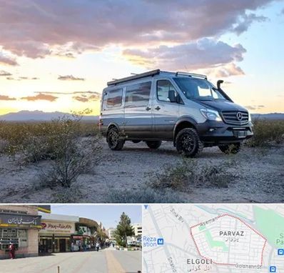 اجاره ماشین ون در پرواز تبریز