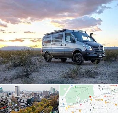 اجاره ماشین ون در بلوار کشاورز 