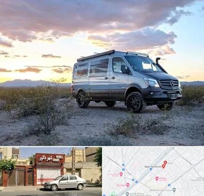 اجاره ماشین ون در باجک قم