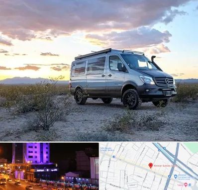 اجاره ماشین ون در آبرسان تبریز