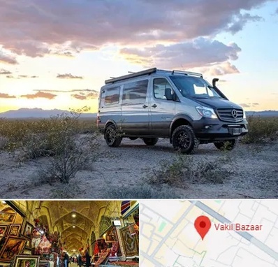 اجاره ماشین ون در بازار وکیل شیراز