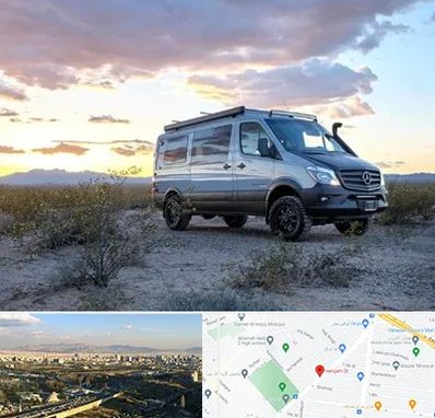 اجاره ماشین ون در هنگام 