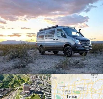اجاره ماشین ون در شمال تهران 