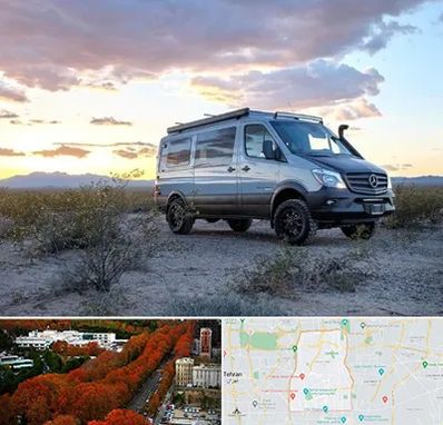 اجاره ماشین ون در منطقه 6 تهران 