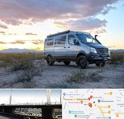 اجاره ماشین ون در پارک وی 