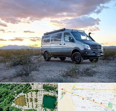 اجاره ماشین ون در وکیل آباد مشهد 