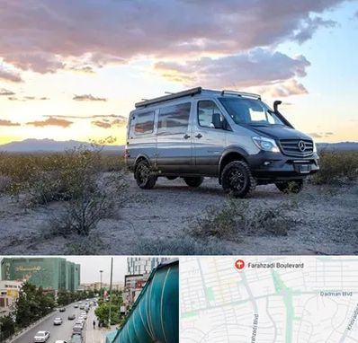 اجاره ماشین ون در بلوار فرحزادی