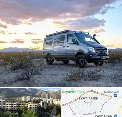 اجاره ماشین ون در اختیاریه 