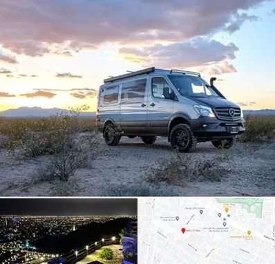 اجاره ماشین ون در هفت تیر مشهد 