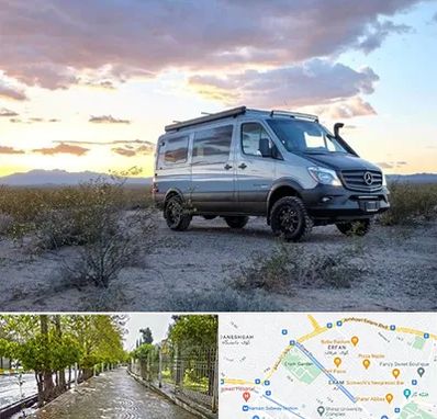 اجاره ماشین ون در خیابان ارم شیراز