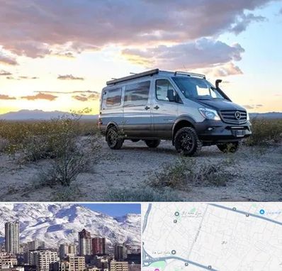 اجاره ماشین ون در ازگل