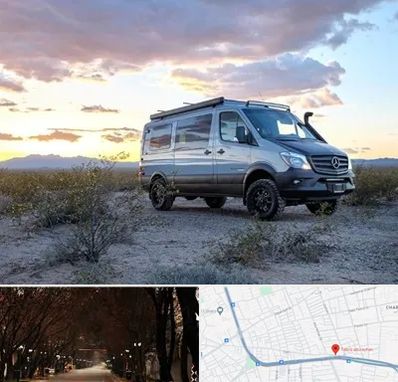 اجاره ماشین ون در ابوریحان تبریز