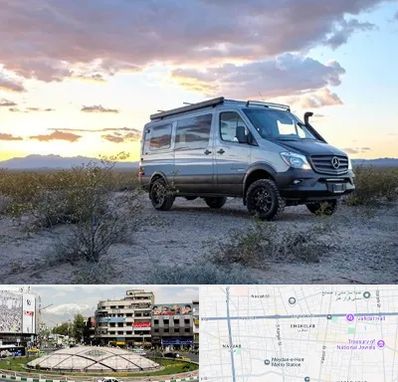 اجاره ماشین ون در مرکز تهران